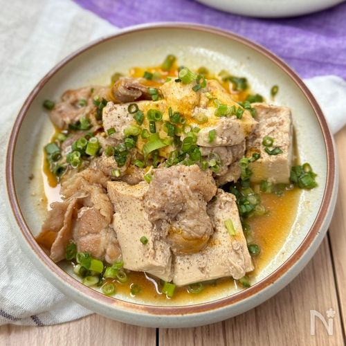 10分で完成！味染み肉どうふ