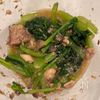 5分で作れる爆速副菜♡【小松菜とサバ缶の香ばし和え】の工程3