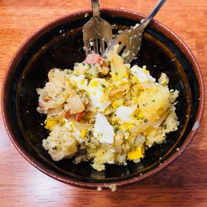 828の作ってみた!投稿(和風に仕上げた《極旨♡ポテトサラダ》)