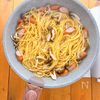 ワンパンで作る！和風きのこパスタの工程4