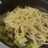 ベタつかない!味噌バター焼きうどんの工程4