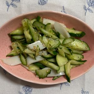 チョビの助の作ってみた!投稿(ちくわときゅうりのさっぱり和え)