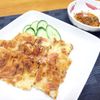 こまりこ😃の作ってみた!投稿(付けダレも最高に美味しい！長ねぎとかにかまのお豆腐チヂミ)