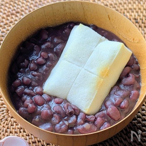 甘さ控えめ節約♡【手作り小豆のぜんざい】