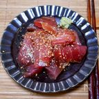 切り落としでも十分に美味しい「マグロの漬け」