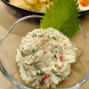 もんぶらん°・*:.。.☆の作ってみた!投稿(ぽりぽり白和え)