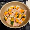 フライパン1つで♩ほっくりかぼちゃのクリームパスタの工程2