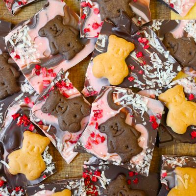 レンジで5分!【デコレーション割れチョコ】簡単かわいい♩