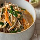寒日にあったまる【甘辛野菜クッパ】