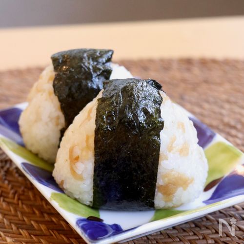 お弁当に★天かすと山椒のおにぎり