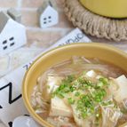 ツナと豆腐のスタミナとろみスープ鍋