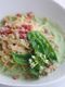 春満載！花わさびとスナップえんどうの♡スープパスタ♡