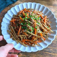 【もりもり進む♡甘辛そぼろきんぴら】ご飯によく合う!