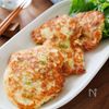 『豆腐と枝豆のふわふわ焼き』混ぜて焼くだけ！簡単ヘルシー☆