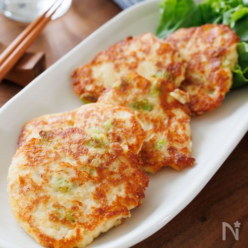 『豆腐と枝豆のふわふわ焼き』混ぜて焼くだけ!簡単ヘルシー☆