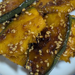 imomocoの作ってみた!投稿(【かぼちゃの甘辛ごま照り焼き】かぼちゃが甘〜い♡ごま風味♬︎)