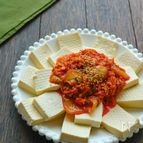 ツナ缶で豆腐キムチ【トゥブキムチ】お手軽簡単おつまみ♪