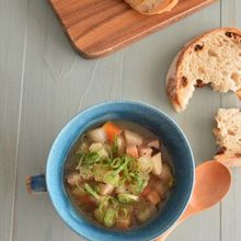 根菜たっぷり♪和風ミネストローネ