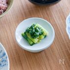 【小松菜のごま酢あえ】小松菜だけ！5分！和食献立にうれしい♪