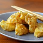 新じゃがの胡麻味噌和え