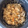 炊飯器で簡単!豆腐と餅の中華おこわの工程5