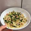ケの作ってみた!投稿(冷凍うどんでお手軽☆ペペロンチーノうどん)