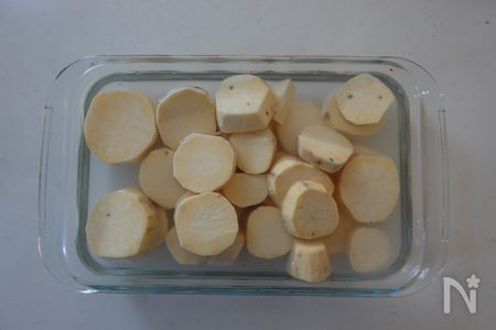 お月見スイートポテト工程1