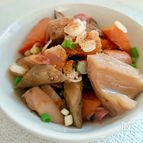 切るだけ10分♩炊飯器で簡単ほったらかし根菜煮