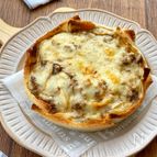 【トースターで簡単！】牛焼肉炒めの食パンキッシュ