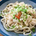 【とろ〜り温玉と豆腐の冷やしうどん】レンジで簡単♪