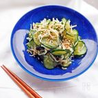 紫蘇風味のふんわり♪ちりめんキュウリ