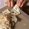 やみつき!【れんこんとゆで卵のごまマヨサラダ】の下準備