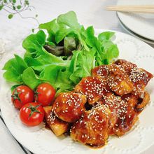 揚げないから【簡単】むね肉で♪ピリ辛ウマい♡ヤンニョムチキン