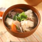 すって入れるだけ！ふんわり山芋団子汁