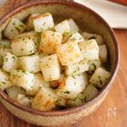【1つ食べたらとまらない ! 】長芋の青のり焼き