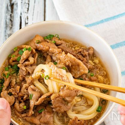 豚たまあんかけうどん