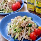 10分おかず！『豚しゃぶのさっぱり野菜ポン酢』レモスコ風味♪