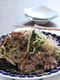 ご飯のお供。豚肉と春雨の中華風いため。