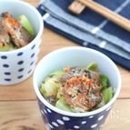 レンジで簡単◎キャベツとさんまの蒲焼き和え