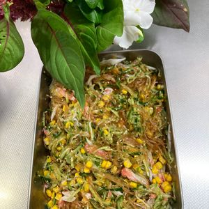 そら・ゆずの作ってみた!投稿(レンジで味しみ中華風春雨サラダ│切るもの少なめ火も使わない♪)