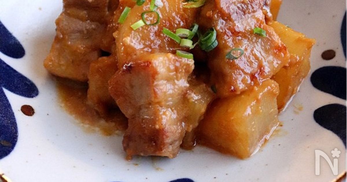 ほったらかしでしみしみ！煮込み時間10分＊大根と豚バラ煮込み