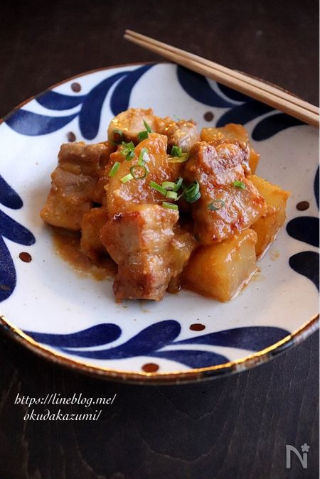 ほったらかしでしみしみ！煮込み時間10分＊大根と豚バラ煮込み