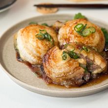 豚肉の玉ねぎサンド