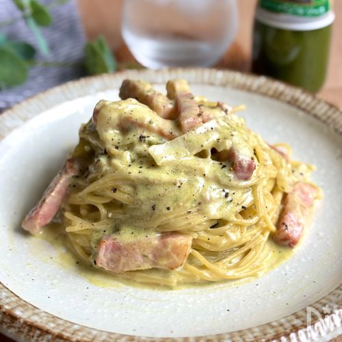 一度食べたら忘れられない【ジェノボナーラ】