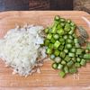 レンジで簡単♩【佐賀県産アスパラのヘルシーしゅうまい】の工程1