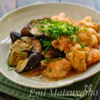 揚げずにヘルシー！＊鶏もも肉となすの焼き浸し＊