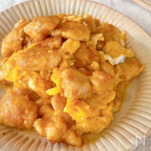 【とろたま甘酢チキン】家族が爆食べ！簡単がっつりおかず