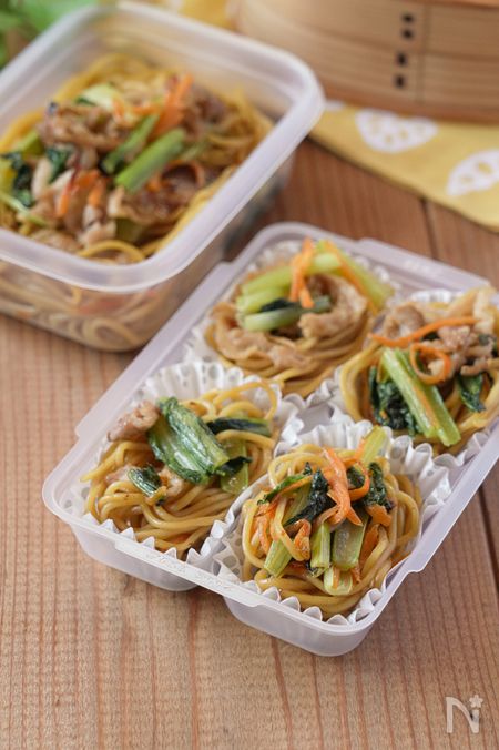 【冷凍作り置き】ごま香る♪コク旨オイスター焼きそば