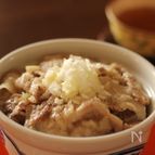 ネギ塩豚カルビ丼☆