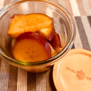 puricoの作ってみた!投稿(【さつまいものはちみつレモン煮】レンジで作れる！簡単おかず)